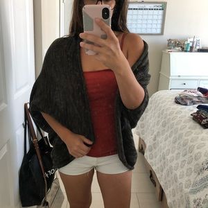 Olive Knit open Cardigan